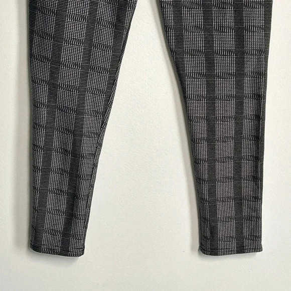 Women's XL‎ Houndstooth Stretch Leggings Fleece Lined Pull On Preppy Acadamia - Picture 8 of 14